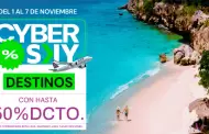 Las mejores ofertas! Cyber SKY ofrece hasta 50% de descuento en vuelos nacionales e internacionales