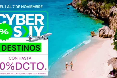 Cyber SKY ofrece vuelos con hasta 50% dcto.