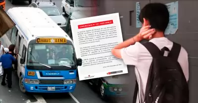 Escolar llega a colegio sin enterarse que haba clases virtuales por paro de tra