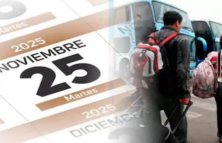 Da no laborable el 25 de noviembre.