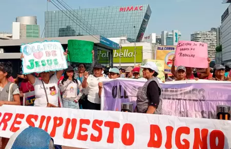 Valerosas madres piden ms presupuesto al Gobierno.