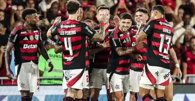 Flamengo entrenar en Matute antes de la final de la Copa Libertadores.