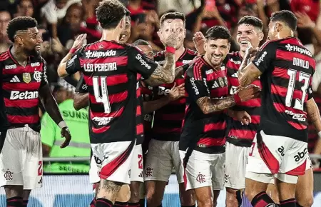 Flamengo entrenar en Matute antes de la final de la Copa Libertadores.