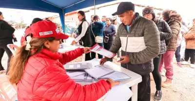Cofopri lanza campaa que busca empadronar ms de 14500 lotes.