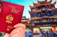China permite que peruanos puedan viajar sin la necesidad de visa hasta diciembre de 2026