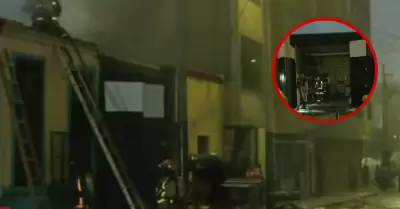 Incendio en La Victoria