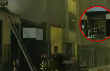 Incendio en La Victoria