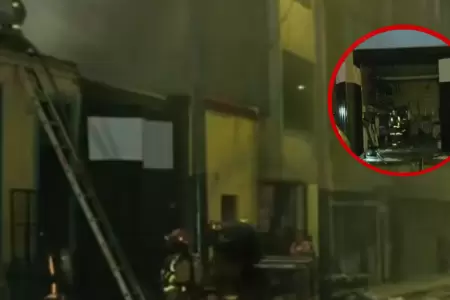 Incendio en La Victoria