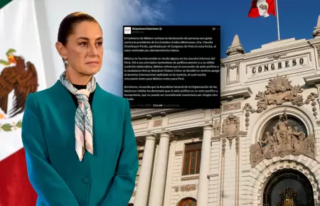 Mxico rechaza declaratoria de persona non grata contra Sheibaum por parte del C