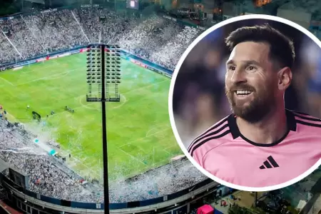 Alianza Lima planea ampliar Matute para recibir al Inter de Lionel Messi.