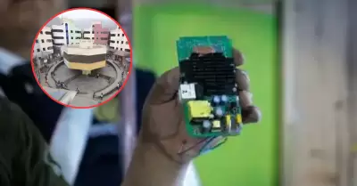 INPE hall aparatos que permiten conexion a internet en Penal Castro Castro.