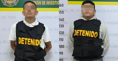 PNP captur a dos implicados en asesinato a alfrez en Carabayllo.