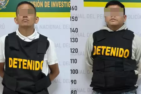 PNP captur a dos implicados en asesinato a alfrez en Carabayllo.