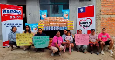 Entrega a la olla comn "Unidos Contra el Hambre".