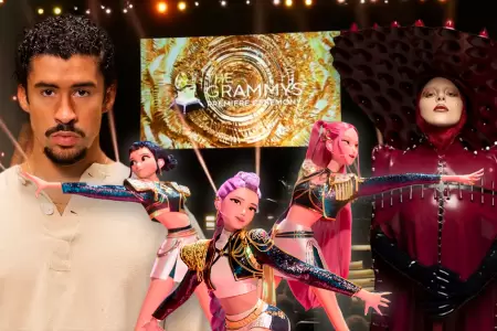 Bad Bunny, Lady Gaga y HUNTR/X nominados para los Grammys 2026