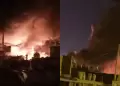 Enorme incendio se registra en Lurigancho - Chosica: Al menos 19 unidades de bomberos acuden a la emergencia