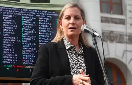 Mara del Carmen Alva niega que el Congreso haya aprobado leyes en favor del cri