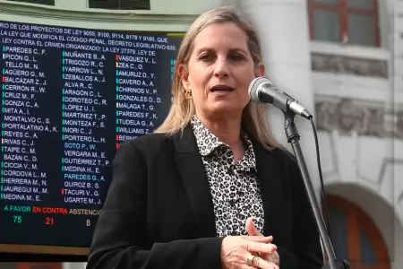 Mara del Carmen Alva niega que el Congreso haya aprobado leyes en favor del cri