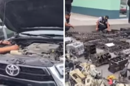 Autopartes valorizadas en ms de 2 millones de soles