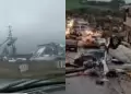 Tornado en Brasil: Devastador fenmeno dej heridos y destrozos en Rio Bonito do Iguau