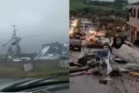 Tornado en Ro Bonito de Iguaz