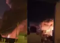 Fuerte incendio en La Florida de Cajamarquilla moviliza 19 unidades de bomberos en Lurigancho-Chosica