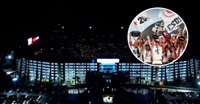 Universitario tricampen: Apagn en el Monumental.