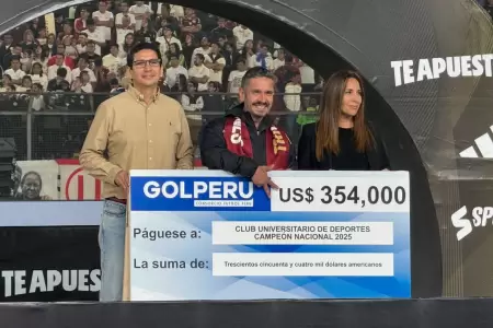 GOLPERU premi al Club Universitario de Deportes