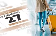 ¿A descansar? ¡Confirmado! Este 27 de noviembre del 2025 será FERIADO no laborable por esta RAZÓN