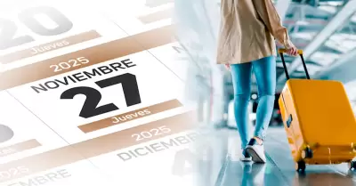 Feriado no laborable 27 de noviembre.