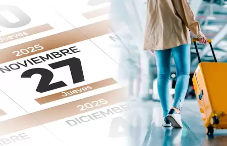 Feriado no laborable 27 de noviembre.