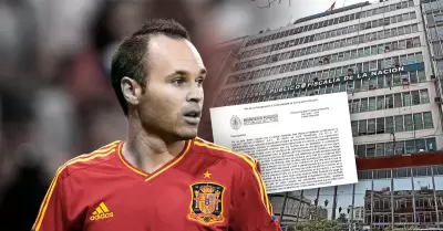 Fiscala inicia investigacin contra Andrs Iniesta