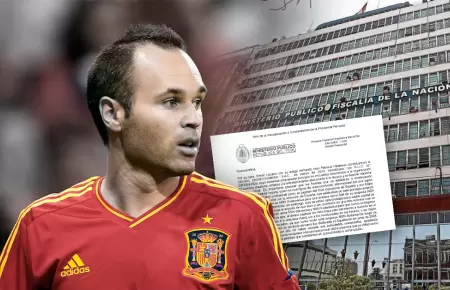 Fiscala inicia investigacin contra Andrs Iniesta