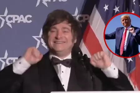 Javier Milei baila al ritmo de "YMCA" emulando estilo de Donald Trump