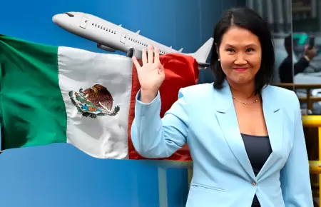 Keiko viaja A Mxico en medio de tensin diplomtica