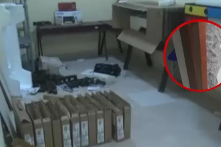 Criminales robaron 32 laptops en colegio en Moche