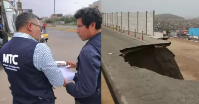 MTC anuncia reconstruccin tras forado en la avenida Nicols Gambetta.