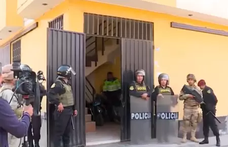 Operativo de las fuerzas del orden en Puente Piedra.