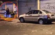 Balacera en Cercado de Lima: Policía frustra robo de auto y deja a delincuente herido