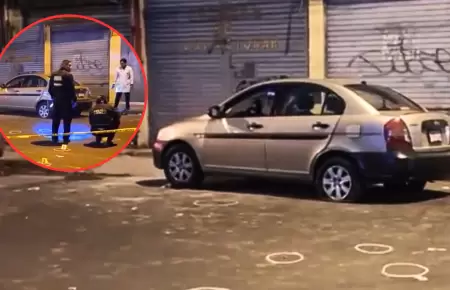 PNP logr frustrar robo de vehculo en Cercado de Lima.