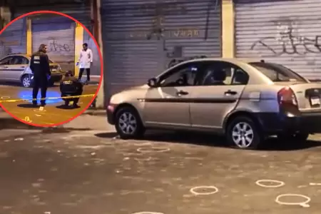 PNP logr frustrar robo de vehculo en Cercado de Lima.