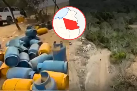 La Divincri Tumbes intervino un depsito clandestino de gas proveniente de Ecuad