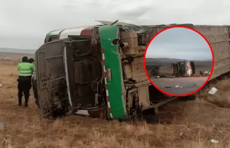 Bus interprovincial se despist y dej el saldo de tres personas fallecidas
