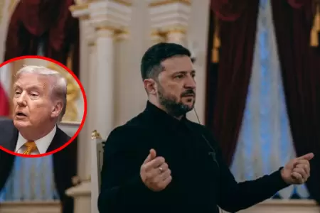 Zelenski no teme a Trump.