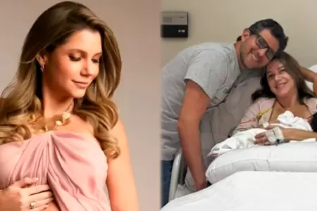 Periodista Alexandra Hrler dio a luz a su primer beb.