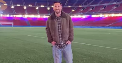Lionel Messi visit el Camp Nou y sorprendi a hinchas del Barcelona.