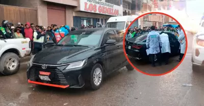 Joven de 22 aos fue asesinado en Juliaca (Puno) por sujetos en motocicletas.