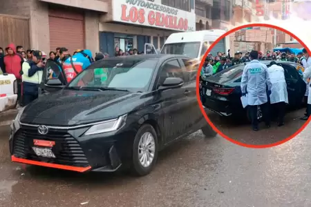 Joven de 22 aos fue asesinado en Juliaca (Puno) por sujetos en motocicletas.