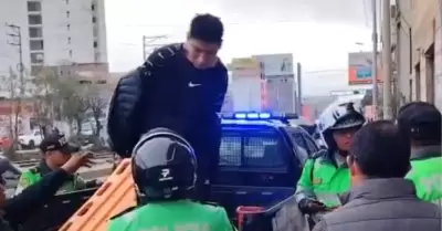 Serenazgo captura a dos presuntos ladrones tras persecucin en motocicleta en Sa