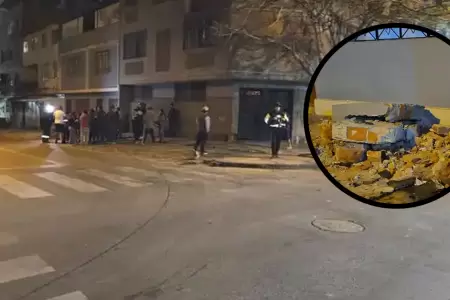 Choque en SJL deja a mujer atropellada mientras caminaba por la vereda